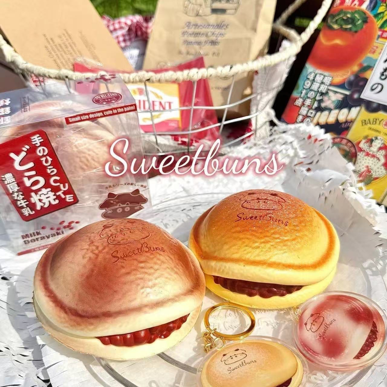 Sweetbuns Mini Dorayaki Squishy(Set of 2) – taketherare