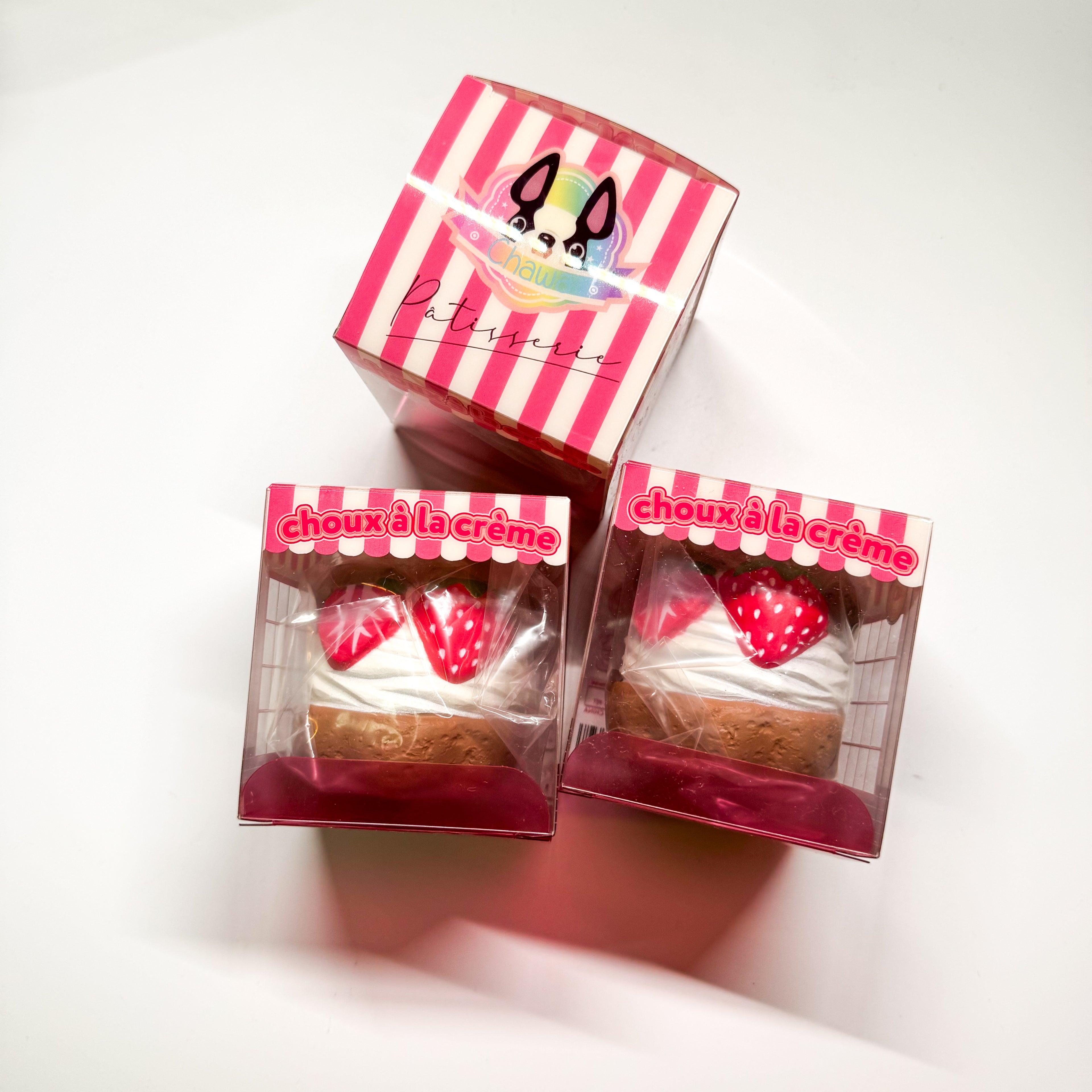Chawa Strawberry Puff Squishy
