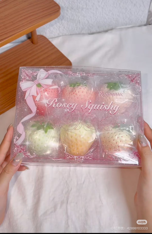 Rosey Strawberry Squishy (box of 6)