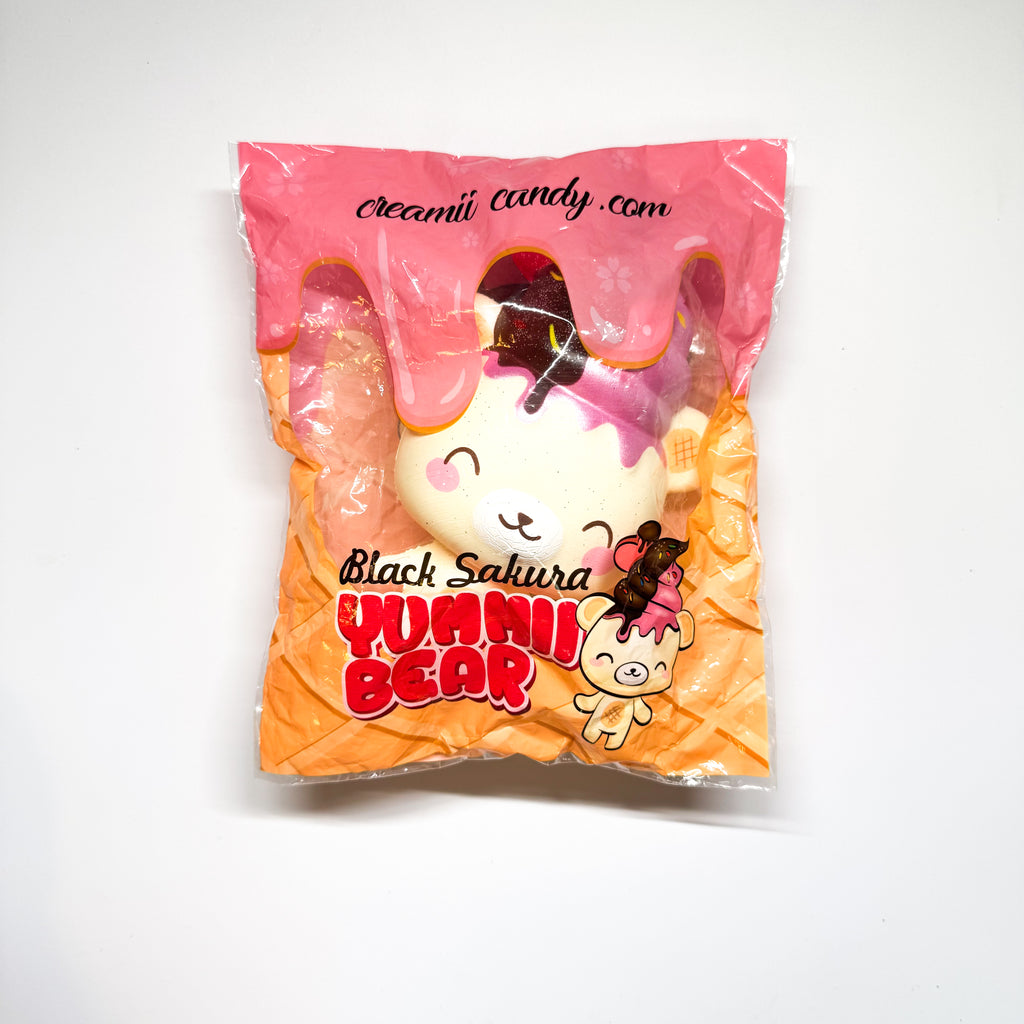 Creamiicandy Black Sakura Yummiibear Squishy