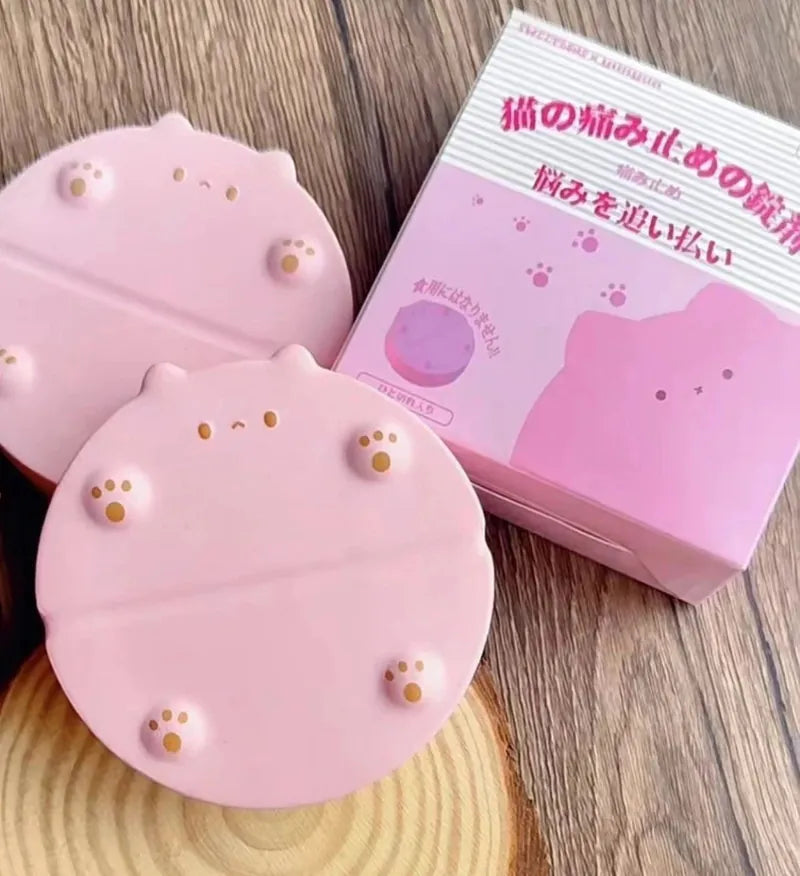 Pink Cat Pill Squishy