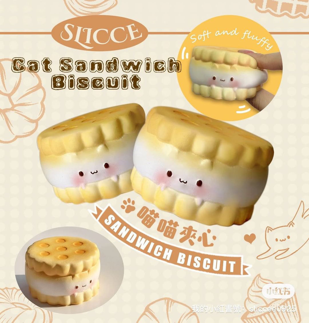 Cat Sandwich Biscuit Squishy