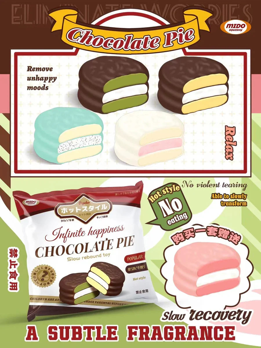 Mido Chocolate Pie Squishy