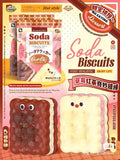 Mido Red Nose Soda Biscuit Squishy (White -Without OP)