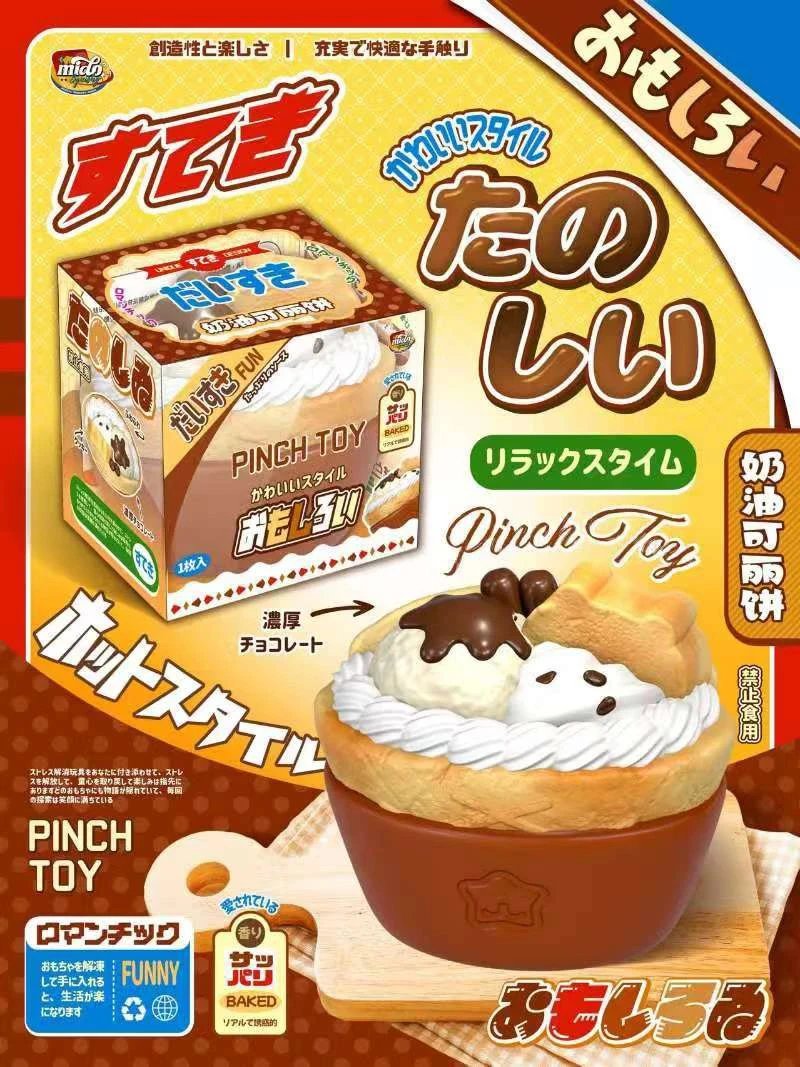 Mido Ice Cream Crepe Squishy