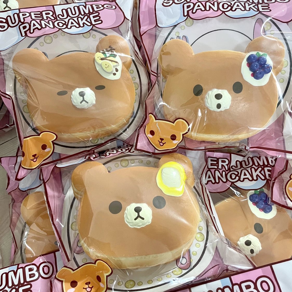 Punimaru Jumbo Bear Pancake Squishy
