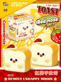 Mido Butter Red Nose Toast Squishy