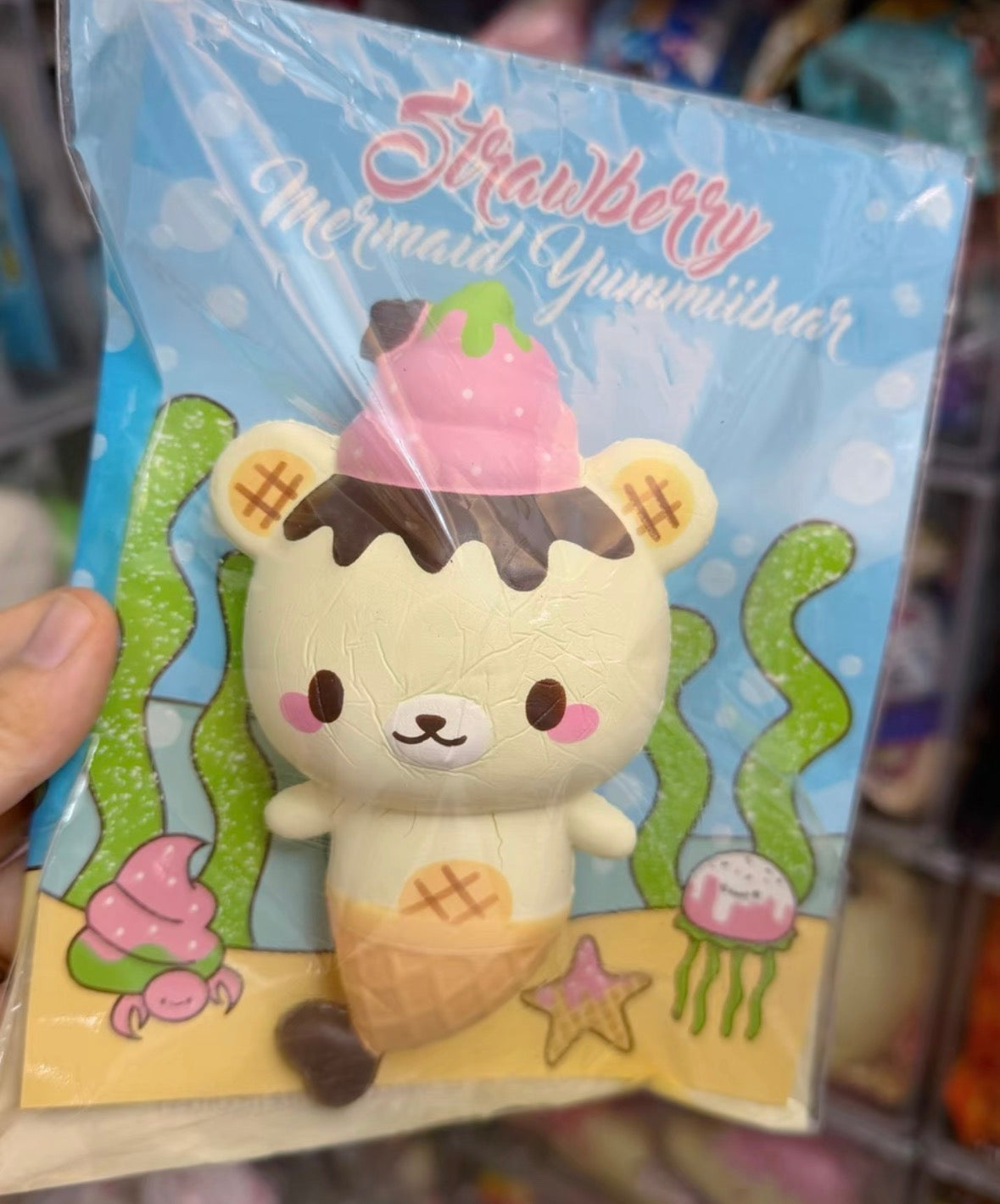 Yummiibear Strawberry Mermaid Squishy