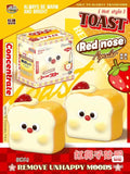 Mido Red Nose Butter Toast Squishy