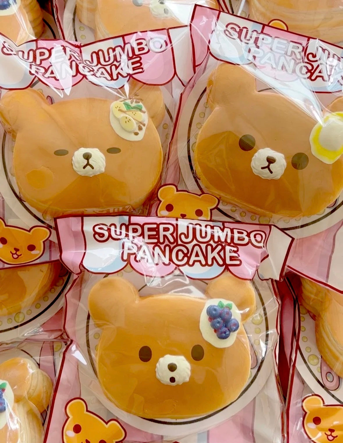 Puni Maru SUPER JUMBO Bear Pancake Squishy