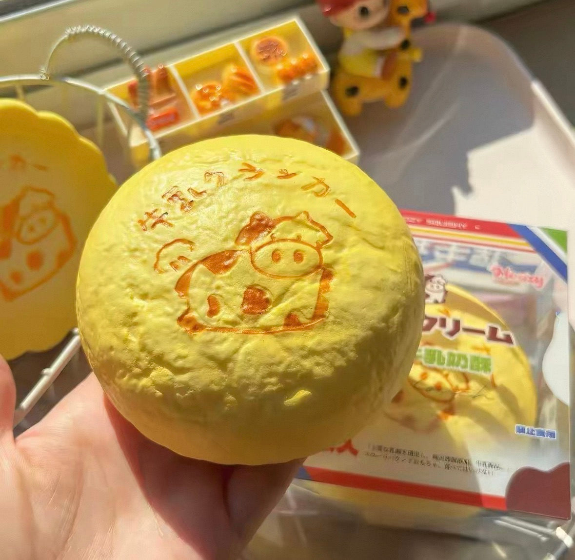 Moozy Super Soft Cow Bun Squishy