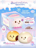 Mido Snowman Cotton Bean Bun Squishy (pink colour)