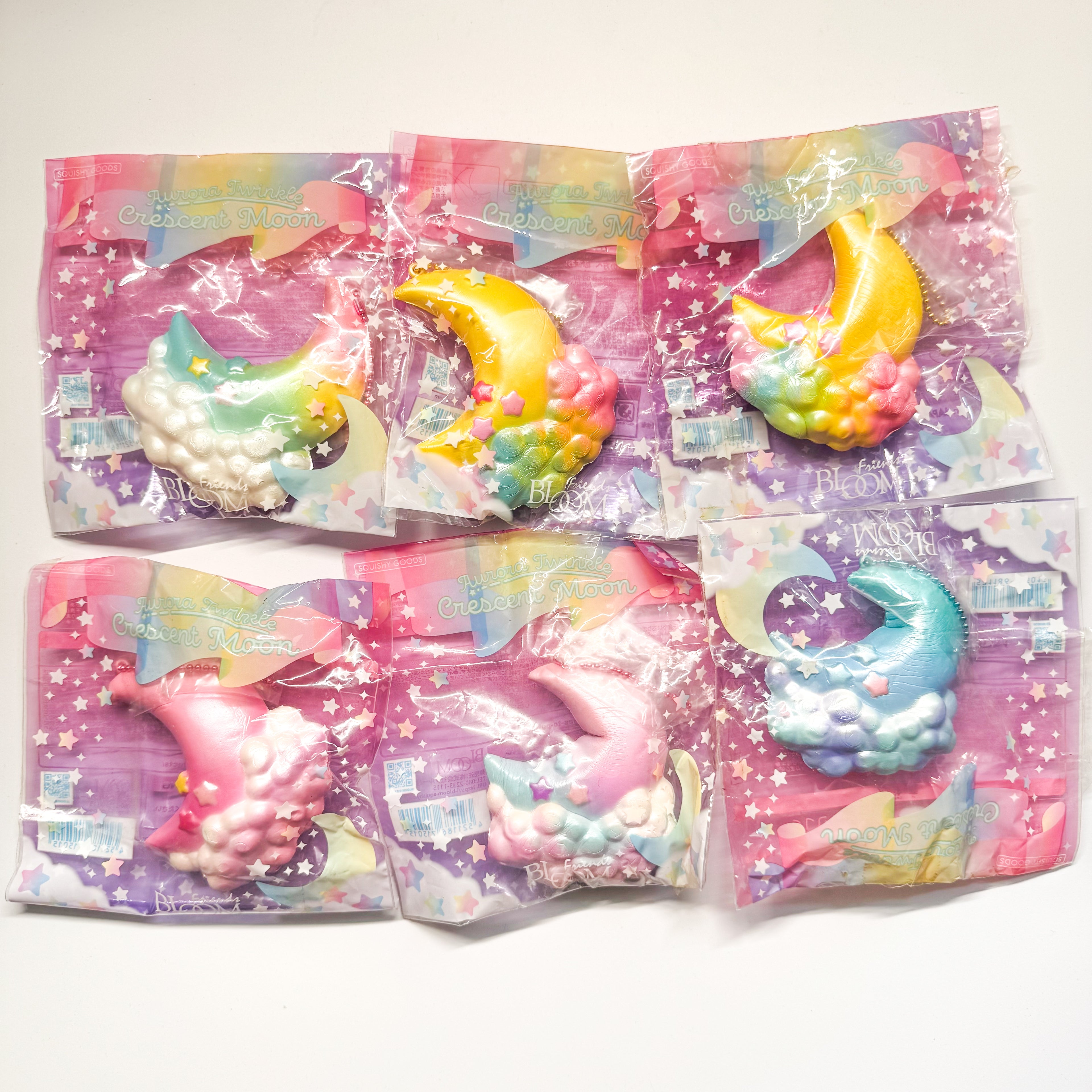 Rare iBloom Crescent Moon Squishy