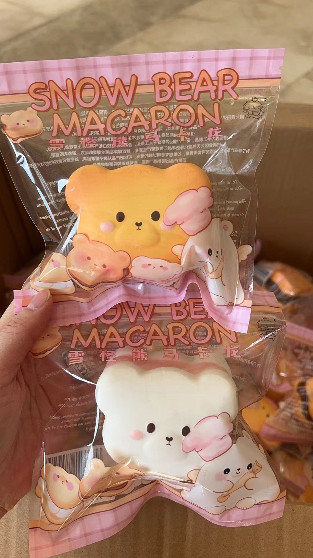 3an Snow Bear Macaroon