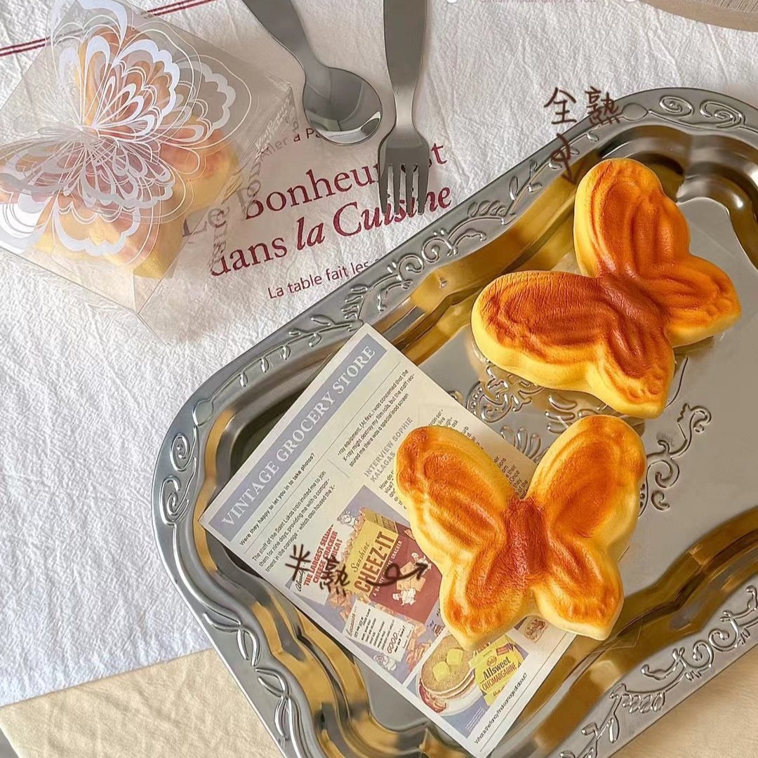 Butterflies Basque Cake