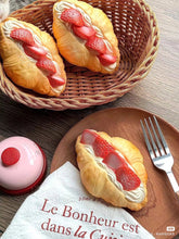 Load image into Gallery viewer, Mandu Strawberry Croissant
