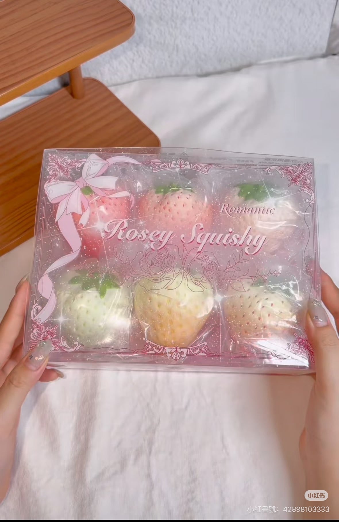 Rosey Strawberry Squishy (box of 6)