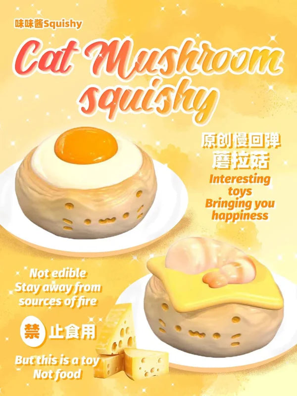 Cat Mushroom Squishy