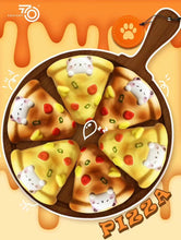 Load image into Gallery viewer, 7700 Cat Pizza Squishy (light brown)
