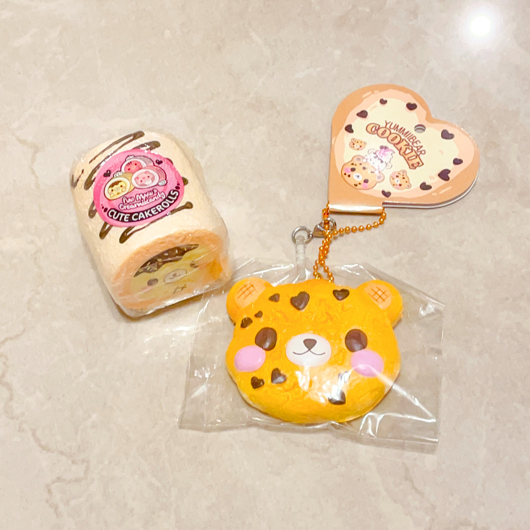 Creammicandy cakeroll and cookie squishy