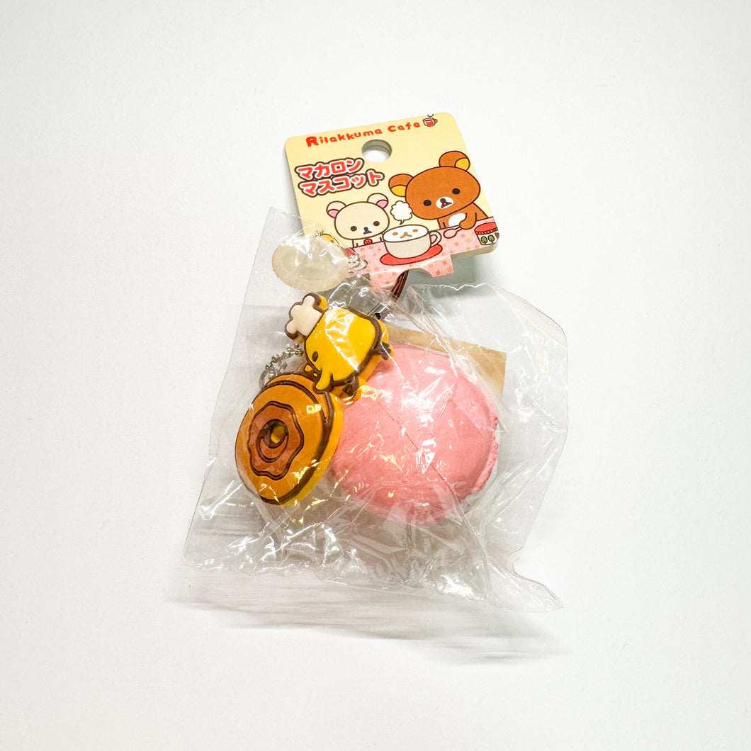 Rilakkuma tagged macaron squishy