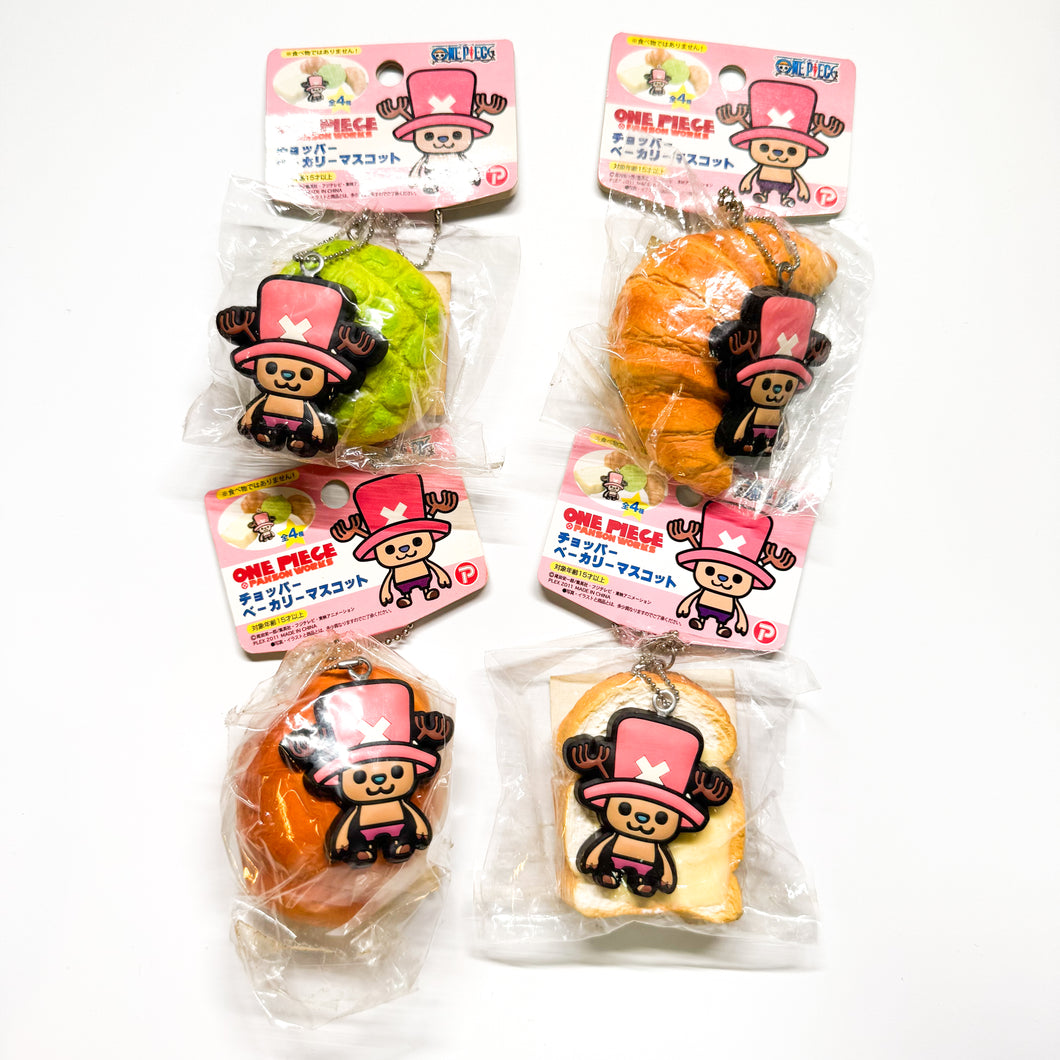 One Piece Chopper Bread squishy (set of 4)