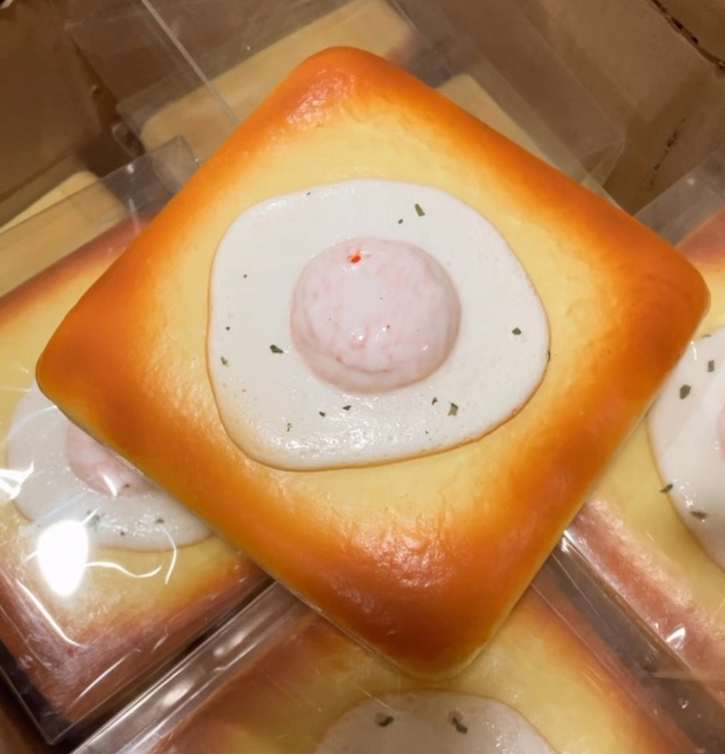 Jumbo Fried Egg Toast