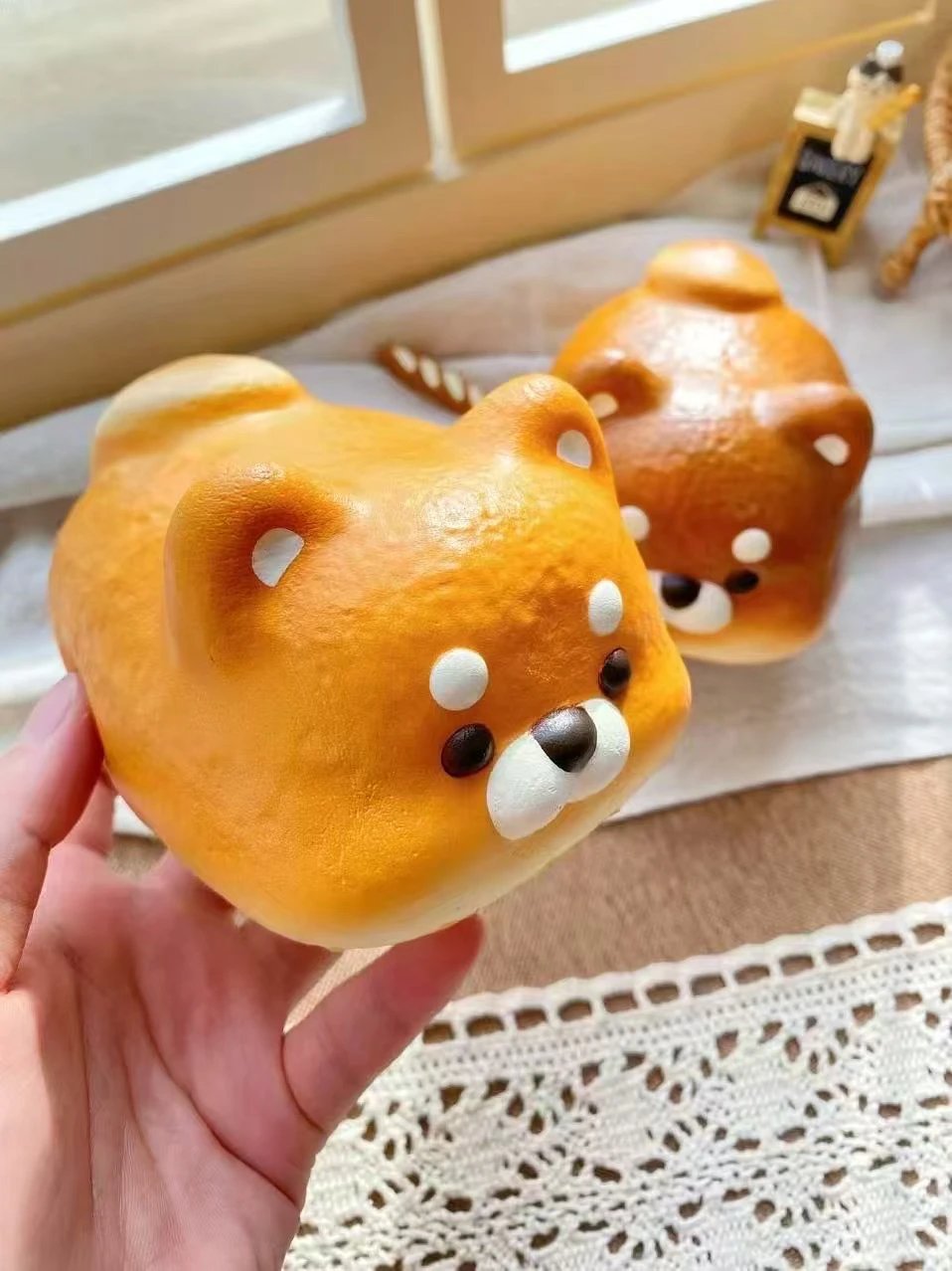 Jumbo Shiba Toast Squishy