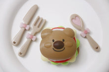 Load image into Gallery viewer, Bear Burger Taba squishy
