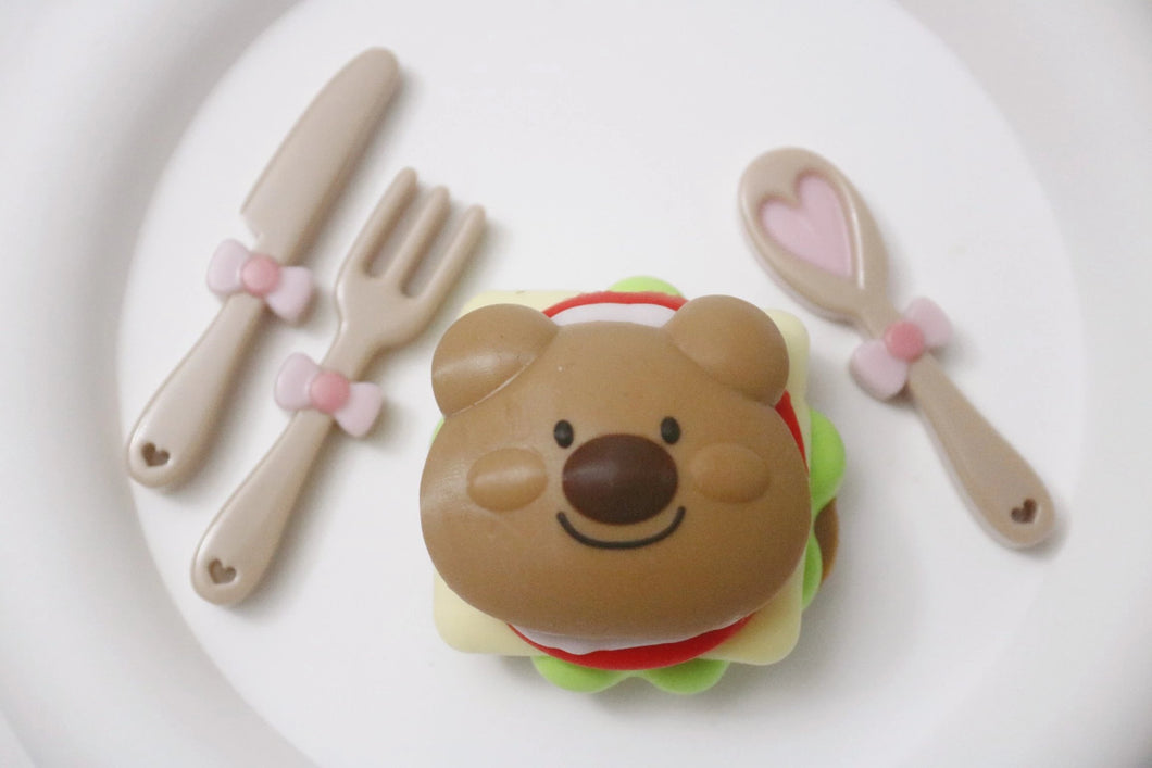 Bear Burger Taba squishy