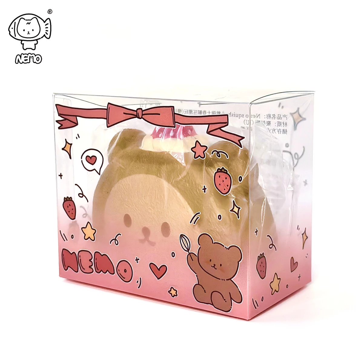 Nemo Bear Cake Roll Squishy