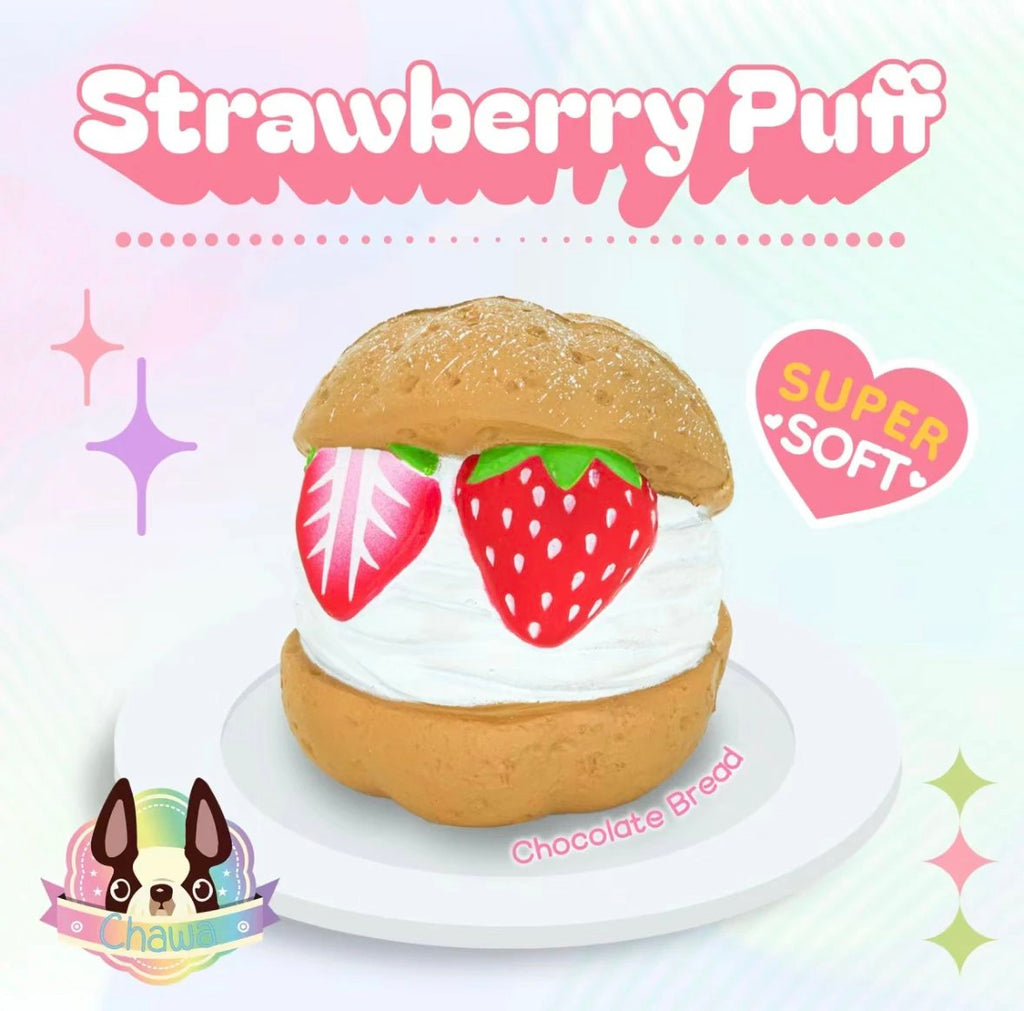 Chawa Strawberry Puff Squishy (limited edition)
