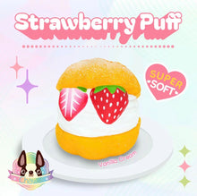 Load image into Gallery viewer, Chawa Strawberry Puff Squishy (limited edition)
