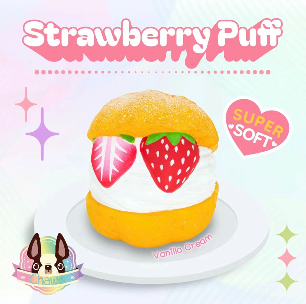 Chawa Strawberry Puff Squishy (limited edition)