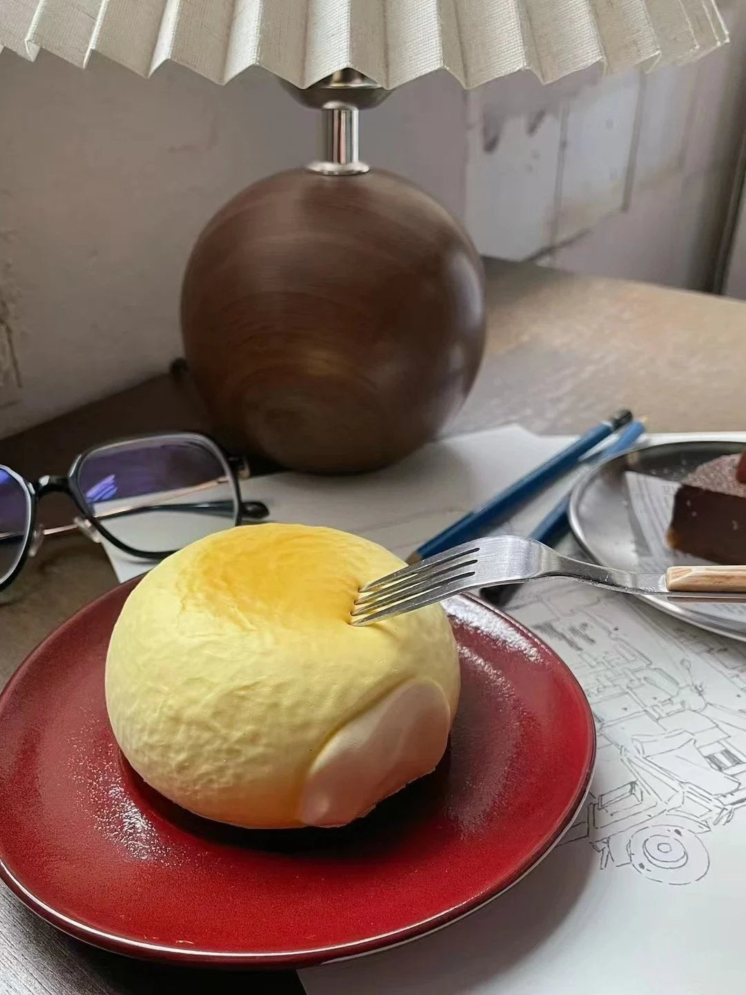 Neko Custard Bun