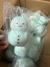 Load image into Gallery viewer, Lisa Blue Snowman Squishy (set of 2)
