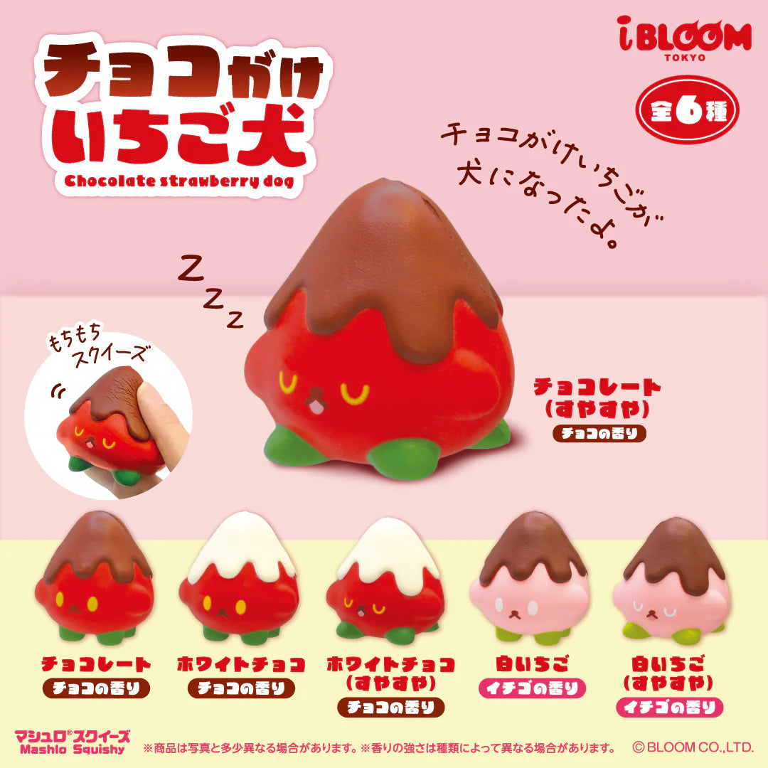 iBloom Strawberry Puppy Blind Capsule Squishy