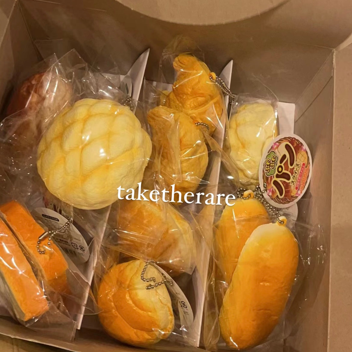 Japan Realistic Bread Squishy Full set of 6
