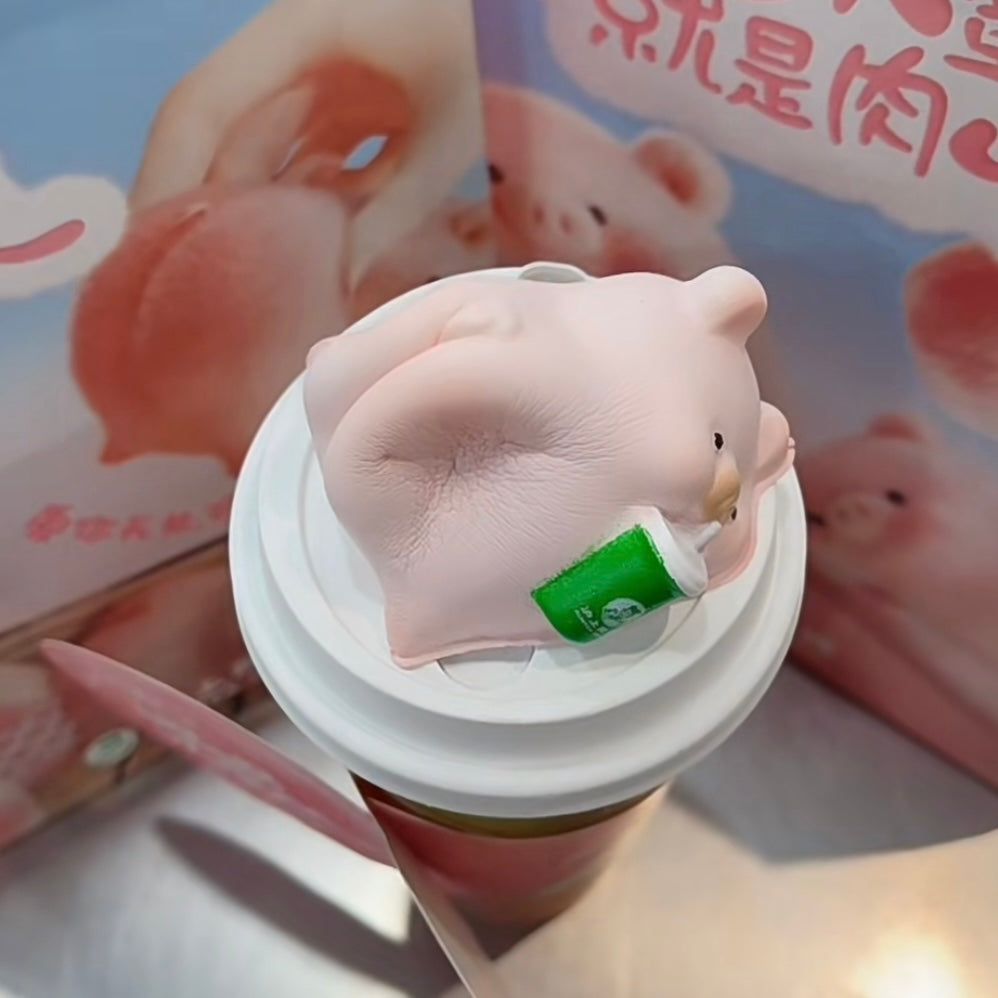 Bubble Tea Pig Squishy