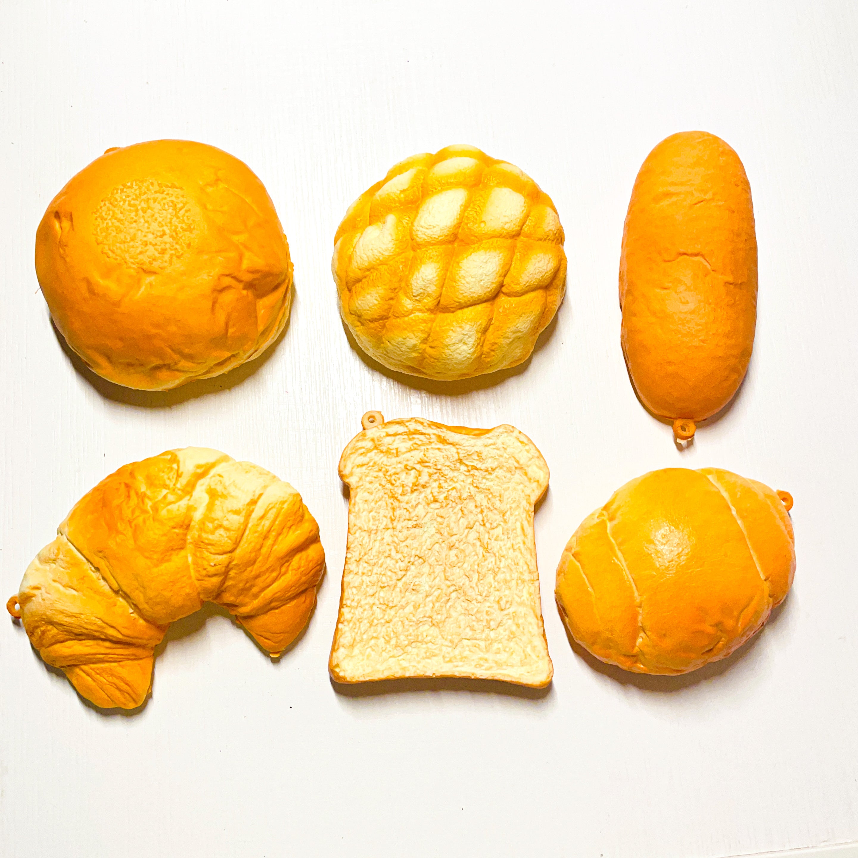 Realistic Bread Squishy Set