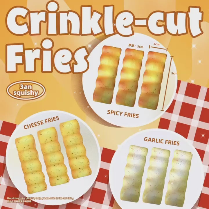 Crinkle Cut Fries Squishy
