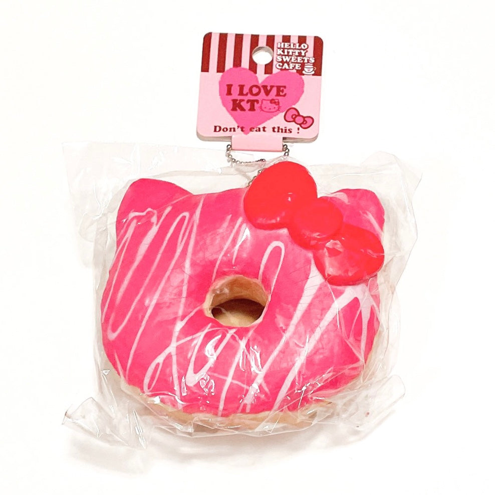 HELLO KITTY hot pink drizzle donut