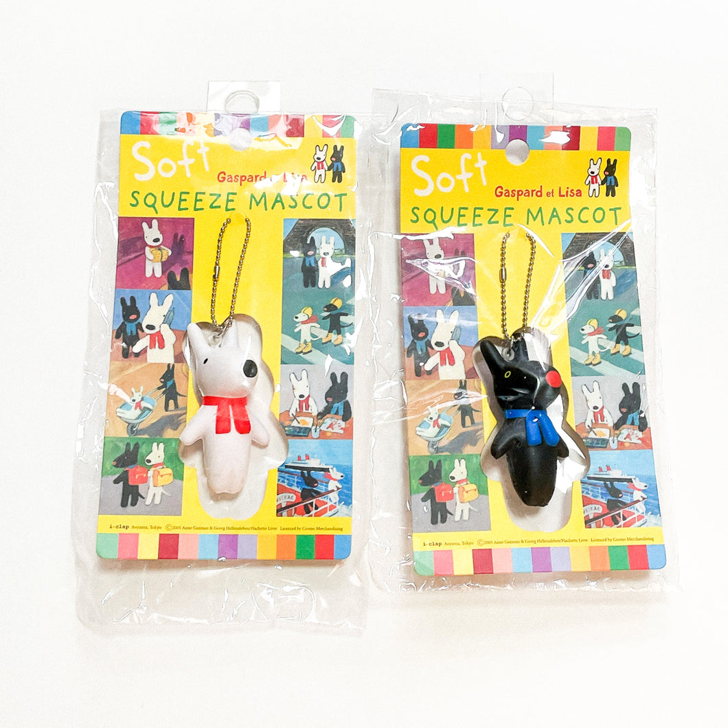 Gaspard et Lisa rabbit squishy set