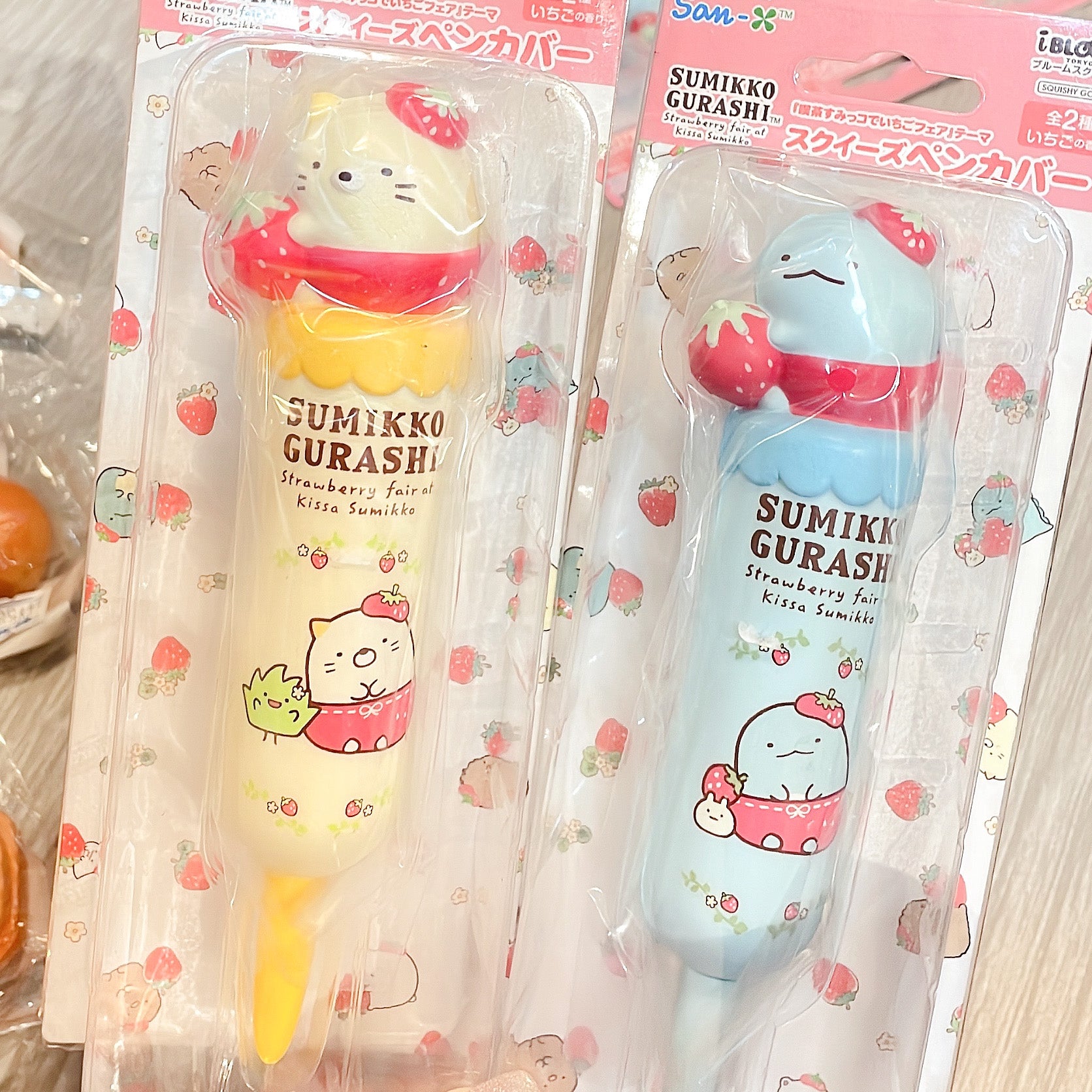 IBloom Sumikko strawberry Squishy Pen