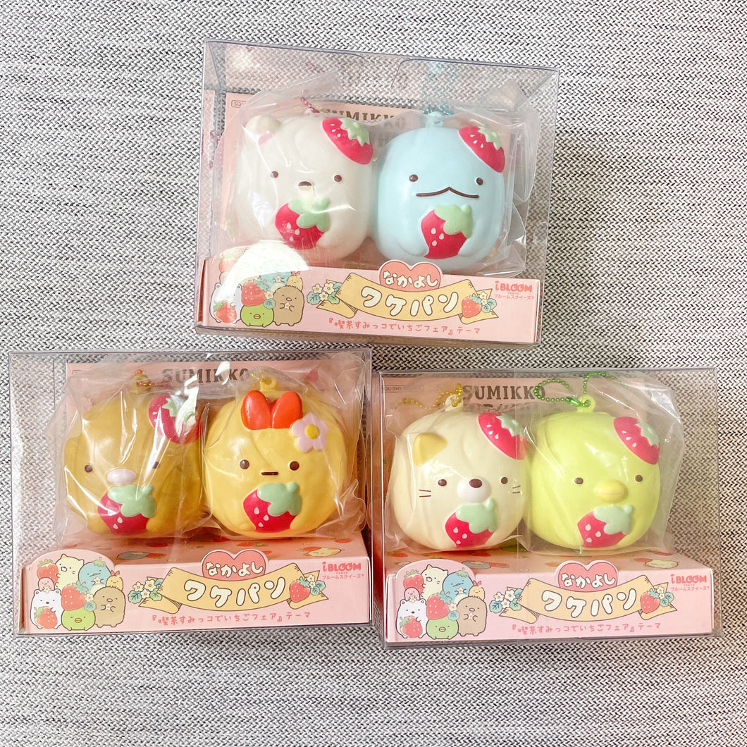 iBloom Strawberry Sumikko Gurashi Sharebread Squishy