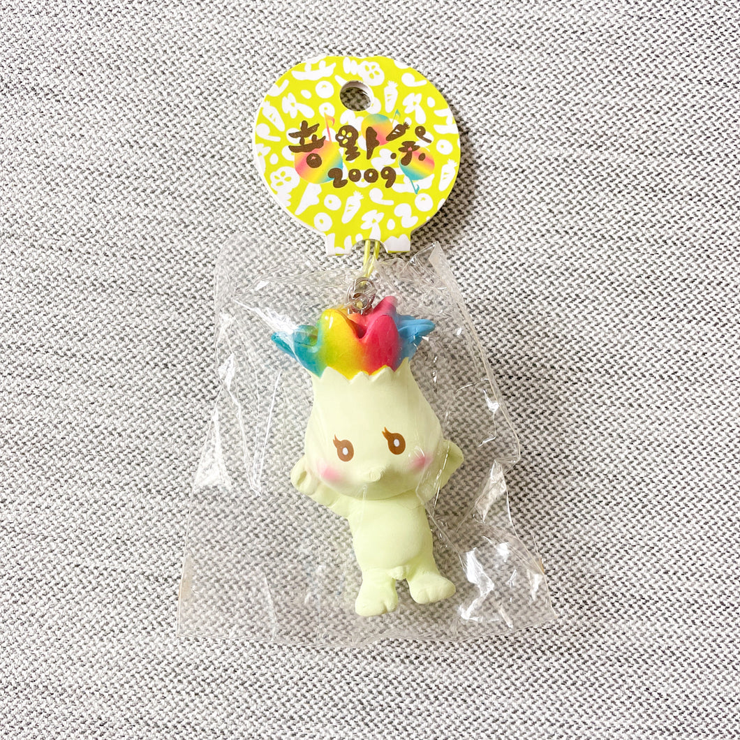 Japanese rainbow pineapple mascot