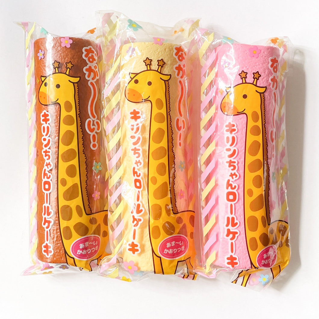 Giraffe cake roll squishy