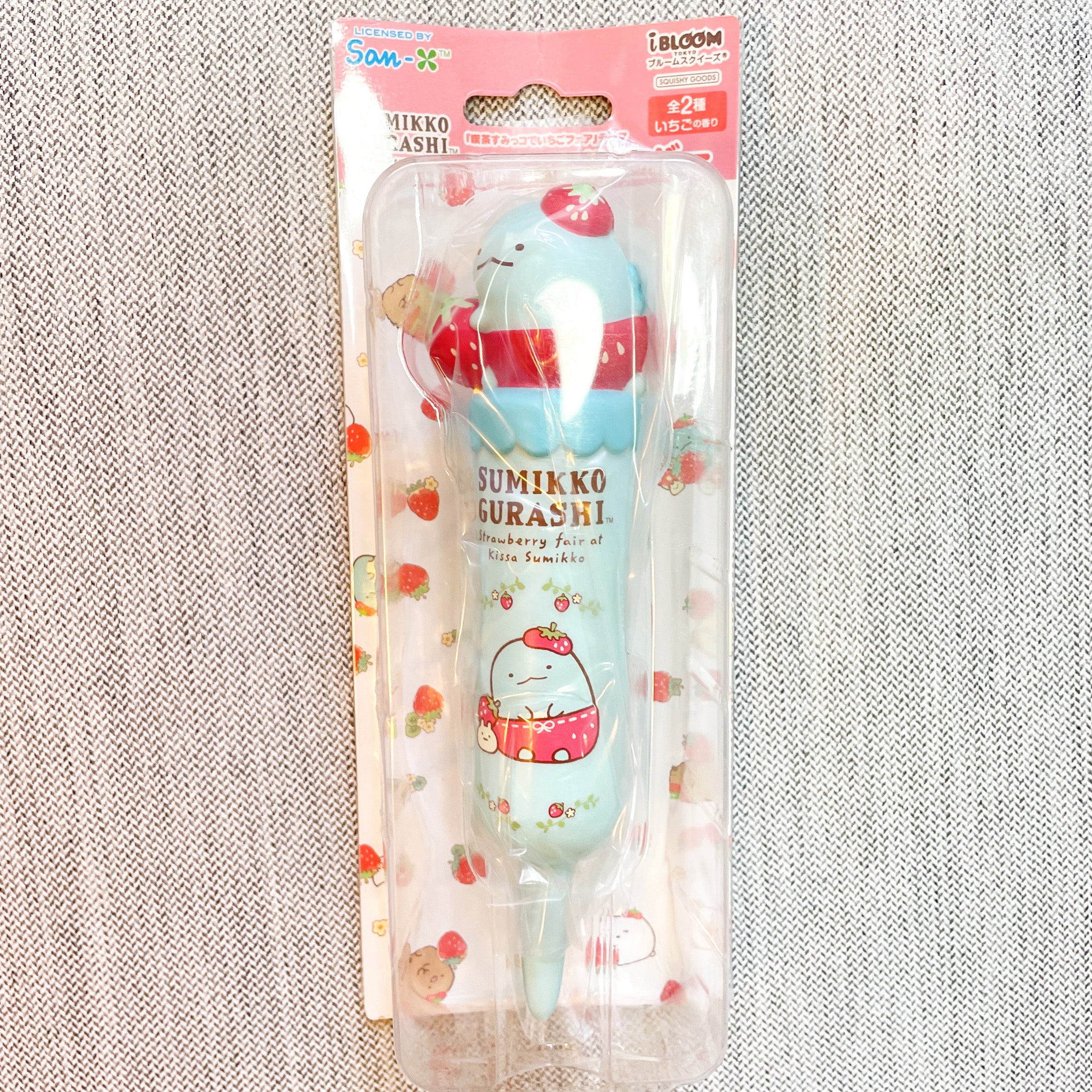 iBloom Strawberry Sumikko Gurashi Squishy Pen