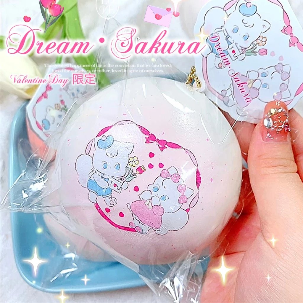 【Valentine's Day】Dream sakura bun squishy