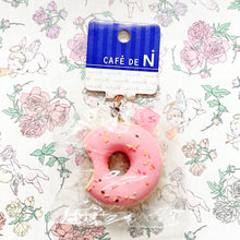 Load image into Gallery viewer, Cafe de n pink bitten donut
